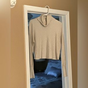 Cream turtleneck sweater